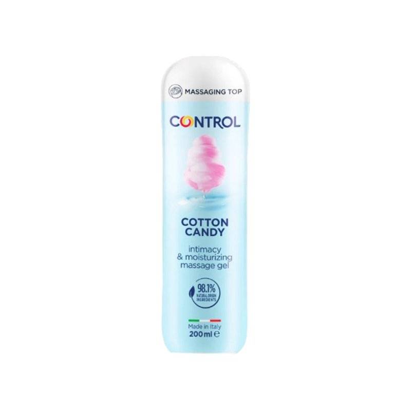 Control Cotton Candy Massage Gel intimo 3 in 1 200 ml