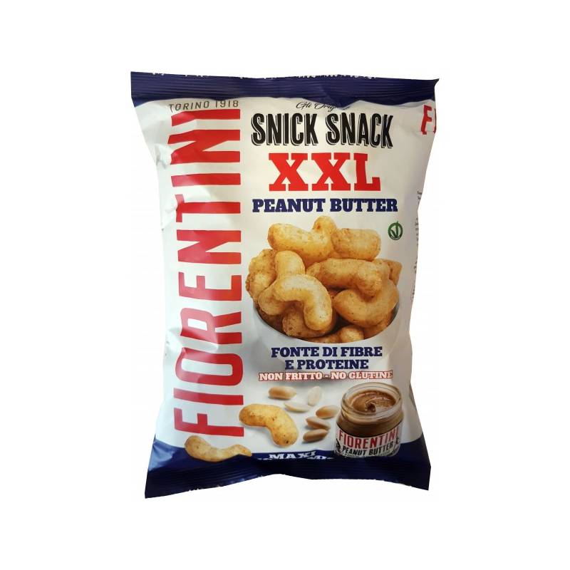 Fiorentini Snick Snack XXL Cornetti Peanut Butter Snack Senza Glutine 140 g