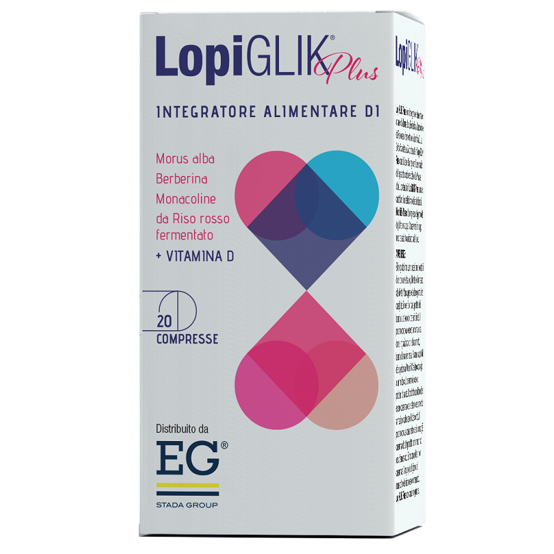 LopiGLIK Plus Integratore per apparato cardiovascolare 20 compresse