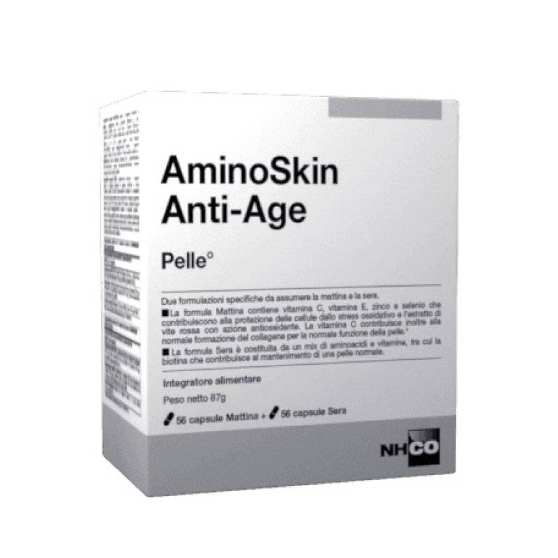 Aminoskin Anti Age Integratore antiossidante 56 capsule + 56 capsule