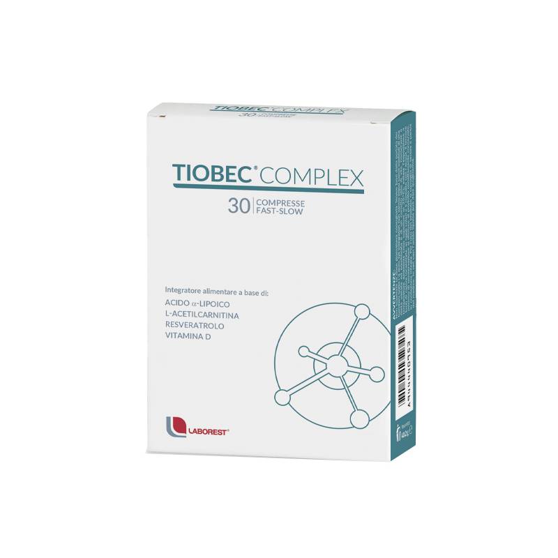 Tiobec Complex Integratore antiossidante 30 compresse fast slow