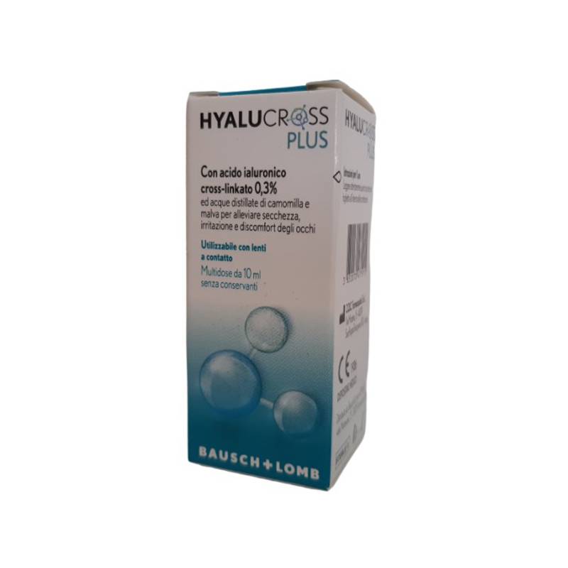 Hyalucross Plus Soluzione oftalmica all'Acido Ialuronico 10 ml