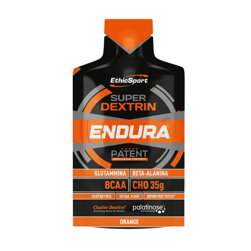 EthicSport Super Dextrin Endura Integratore Energizzante Gusto Arancia 60 ml