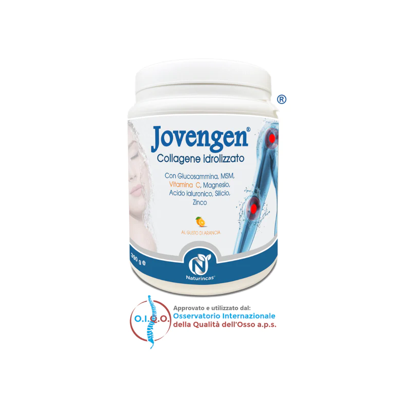 Naturincas Jovengen Collagene Idrolizzato Integratore per il Benessere Di Pelle e Ossa 390 g