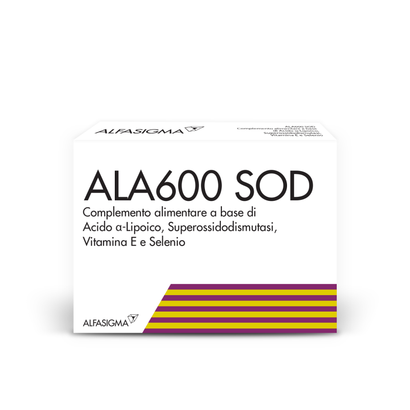 Alfasigma Ala Sod 600 Integratore Antiossidante 20 Compresse