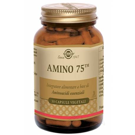 Solgar Amino 75 Integratore di Aminoacidi in Forma Libera 30 capsule