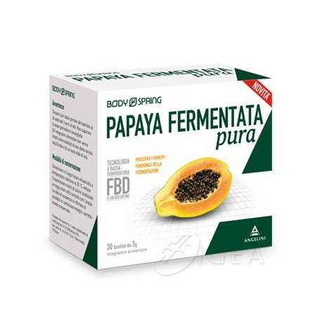 Body Spring Papaya Fermentata Pura Integratore per Difese Immunitarie