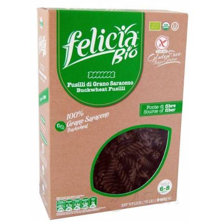 Felicia Bio Fusilli Pasta al Grano Saraceno Senza Glutine