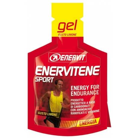 Enervit Enervitene Sport Integratore energetico per sportivi Gusto Limone 1 gel pack
