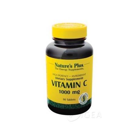 Nature's Plus Vitamina C 1000 mg Integratore vitaminico 90 tavolette