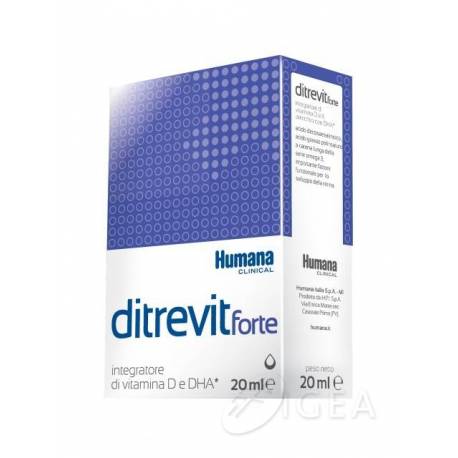 Humana Ditrevit Forte Integratore di Vitamina D e di DHA 15 ml