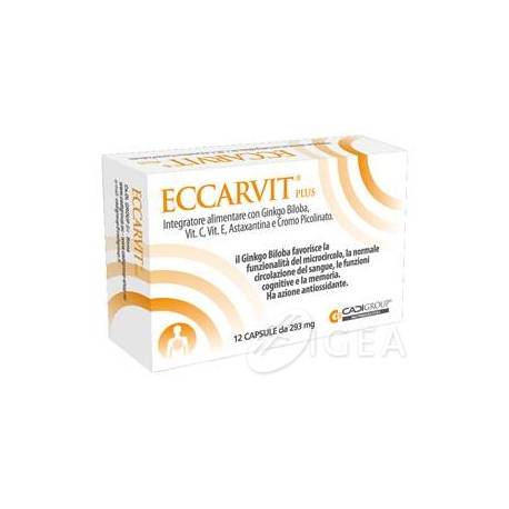 Eccarvit Plus Integratore Antiossidante 12 capsule