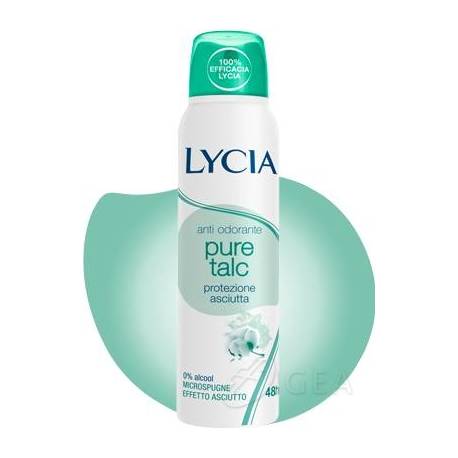 Lycia Pure Talc 48h Deodorante spray 150 ml