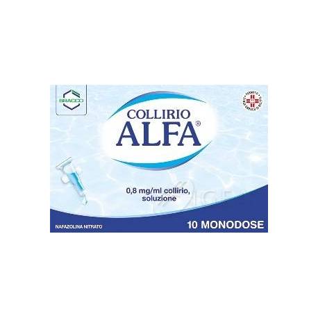 Collirio Alfa 0,8 mg/ml - 10 Monodosi da 0,3 ml