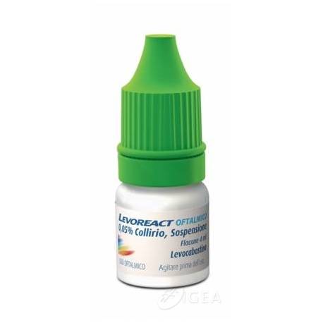 Levoreact Oftalmico 0,5 mg/ml Collirio - 4 ml