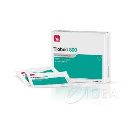 Laborest Tiobec 800 Bustine Fast-Slow Integratore Antiossidante e per il Metabolismo