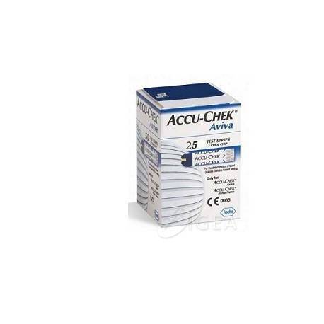 Accu-Chek Aviva Strisce per la Misurazione della Glicemia per Glucometro