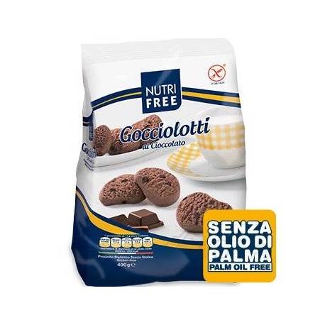 Nutri Free Gocciolotti al Cioccolato Biscotti Senza Glutine 40x6 gr