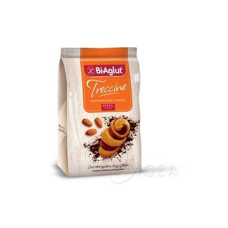 BiAglut Treccine Biscotti Cacao e Mandorle Senza Glutine