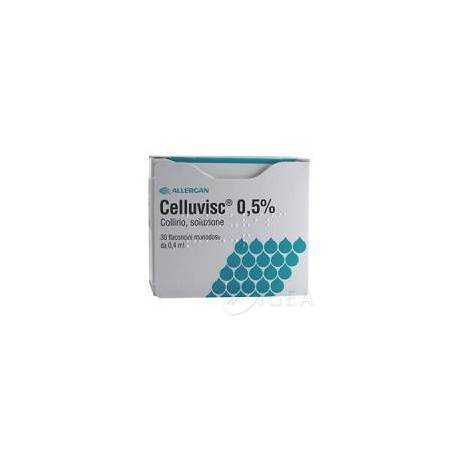 Celluvisc 0.5% 5 mg/ml Collirio