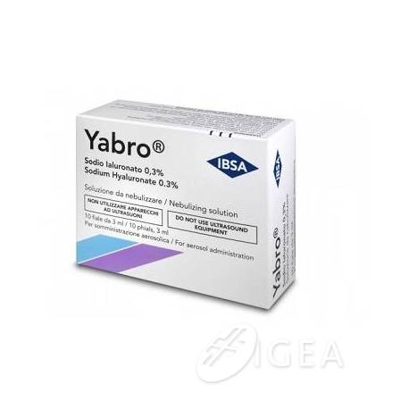 Yabro Sodio Ialuronato 0.3% Soluzione per Aerosol