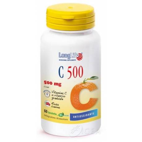 Longlife C 500 Integratore di Vitamina C con Rosa Canina