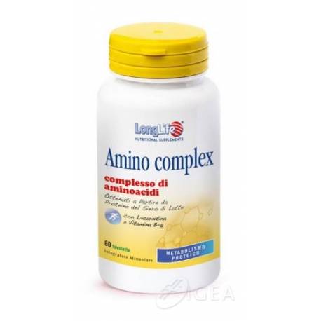 Longlife Amino Complex Integratore di proteine del siero di latte 60 tavolette
