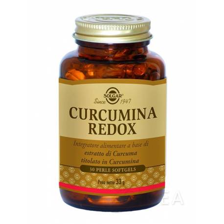 Solgar Curcumina Redox Integratore Antiossidante 30 perle