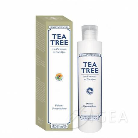 Erboristeria Magentina Tea Tree Shampoo Doccia Ultra Delicato 200 ml