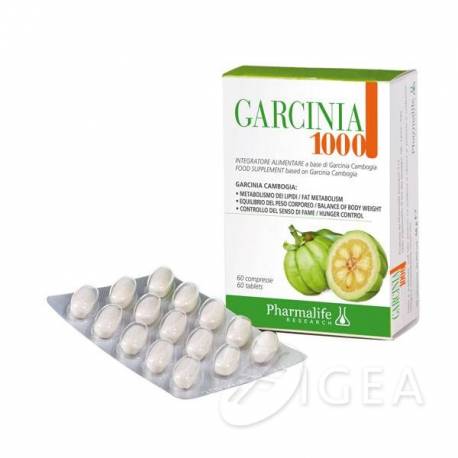 Pharmalife Research Garcinia 1000 Integratore per dimagrire 60 compresse
