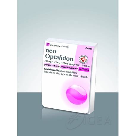 Neooptalidon  Compresse 200 mg + 125 mg + 25 mg