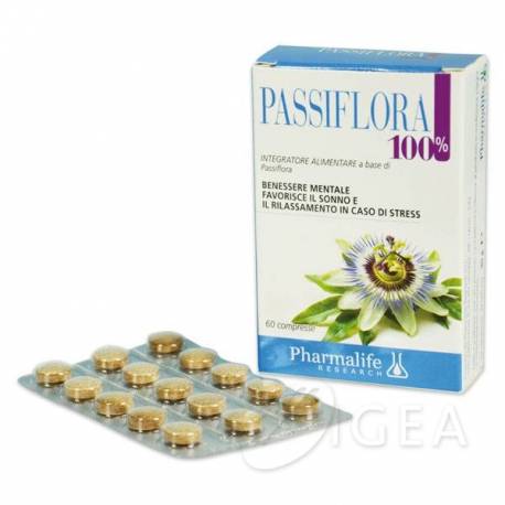 Pharmalife Research Passiflora 100% Integratore per favorire il sonno 60 compresse