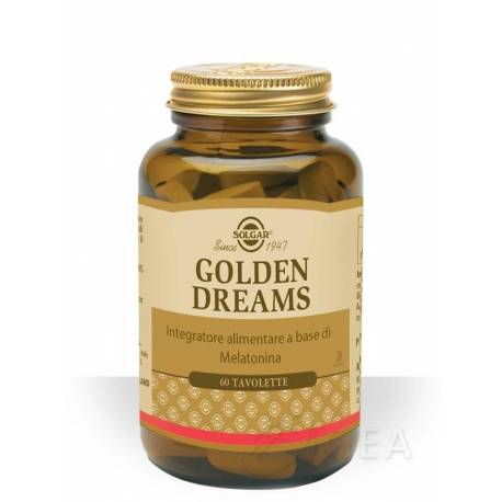 Solgar Golden Dream Integratore a base di Melatonina per Dormire 60 tavolette