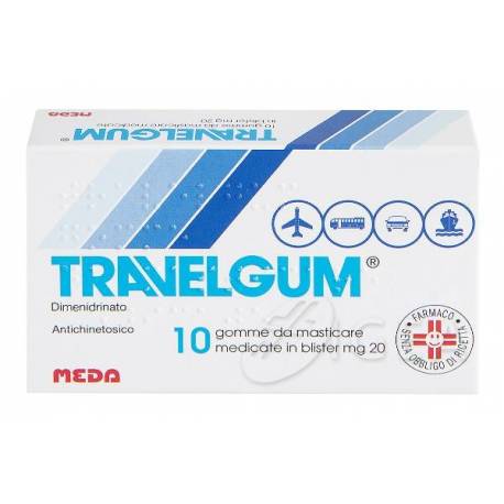 Travelgum 20 mg - 10 Gomme Masticabili