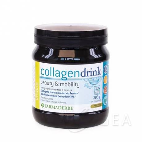 Farmaderbe Collagen Drink Integratore per la Pelle Gusto Limone 295 g