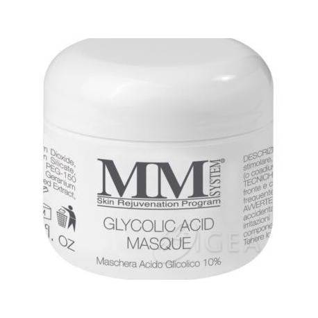 MM System Glycolic Acid Masque Maschera Viso Nutriente con Acido Glicolico 10% 75 ml