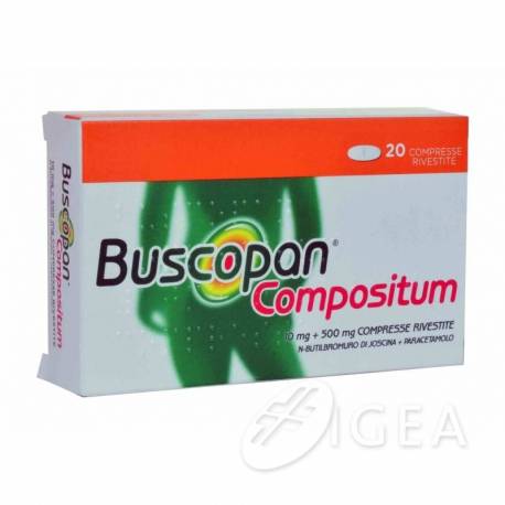 Buscopan Compositum Cm 10 mg + 500 mg - 20 compresse