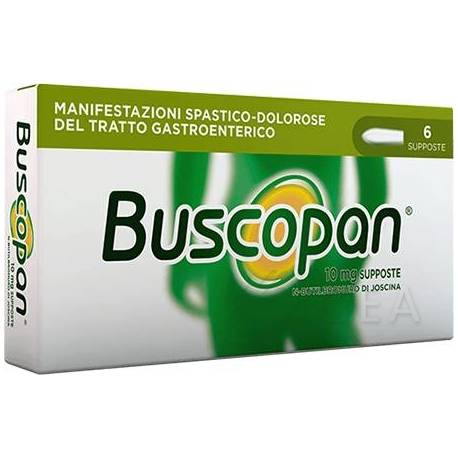 Buscopan 10 mg - 6 supposte