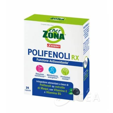 Enerzona Polifenoli Rx Funzione Antiossidante 24 capsule