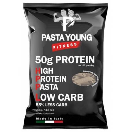Pasta Young High Protein Pasta Penne Low Carb per Sportivi 250 g