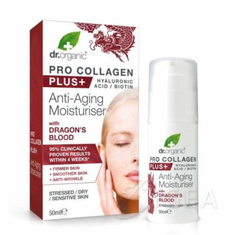 Dr Organic Pro Collagen Plus Crema per il viso con Dragon's Blood 60 ml