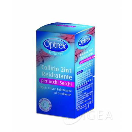 Optrex ActiDrops 2in1 Collirio Reidratante per Occhi Secchi 10 ml