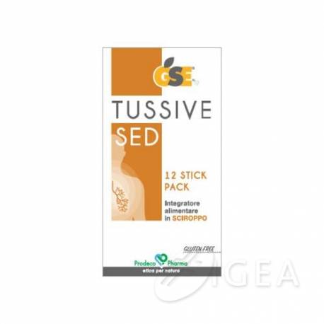 GSE Tussive Sed Sciroppo In 12 Stick Pack Per La Tosse