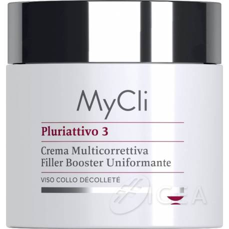 MyCli Pluriattivo 3 Crema Multicorrettiva Viso Collo Dcollet 100 ml