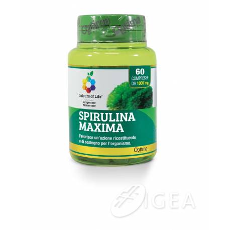 Colours of Life Spirulina Maxima Integratore Tonico