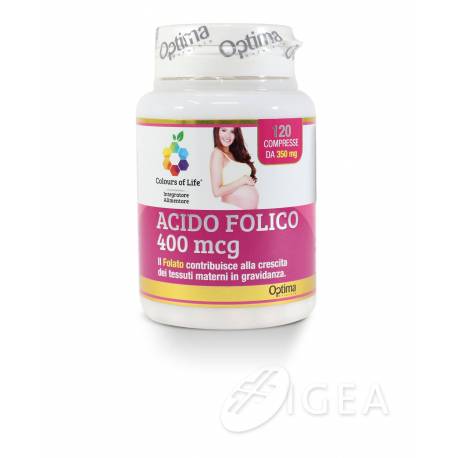 Colours of Life Acido Folico Integratore per la Gravidanza