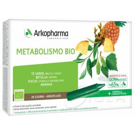Arkopharma Arkofluidi Metabolismo Bio Integratore Snellente