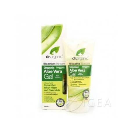 Dr Organic Aloe Vera Cetriolo Nocciola e Calendula Gel idratante per il corpo 200 ml