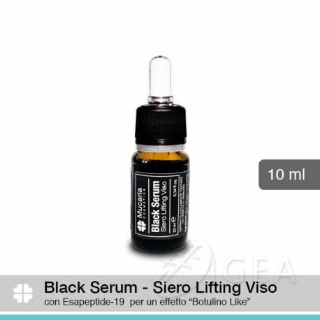 Mucaria Cosmetics Black Serum Lift Siero Lifting Viso 10 ml