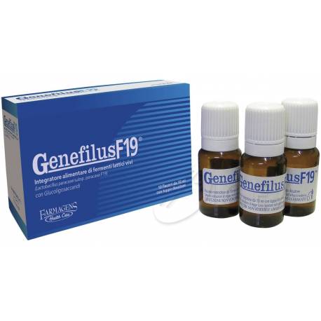 Farmagens Genefilus F19 Integratore Fermenti Lattici 10 Flaconcini x 10 ml